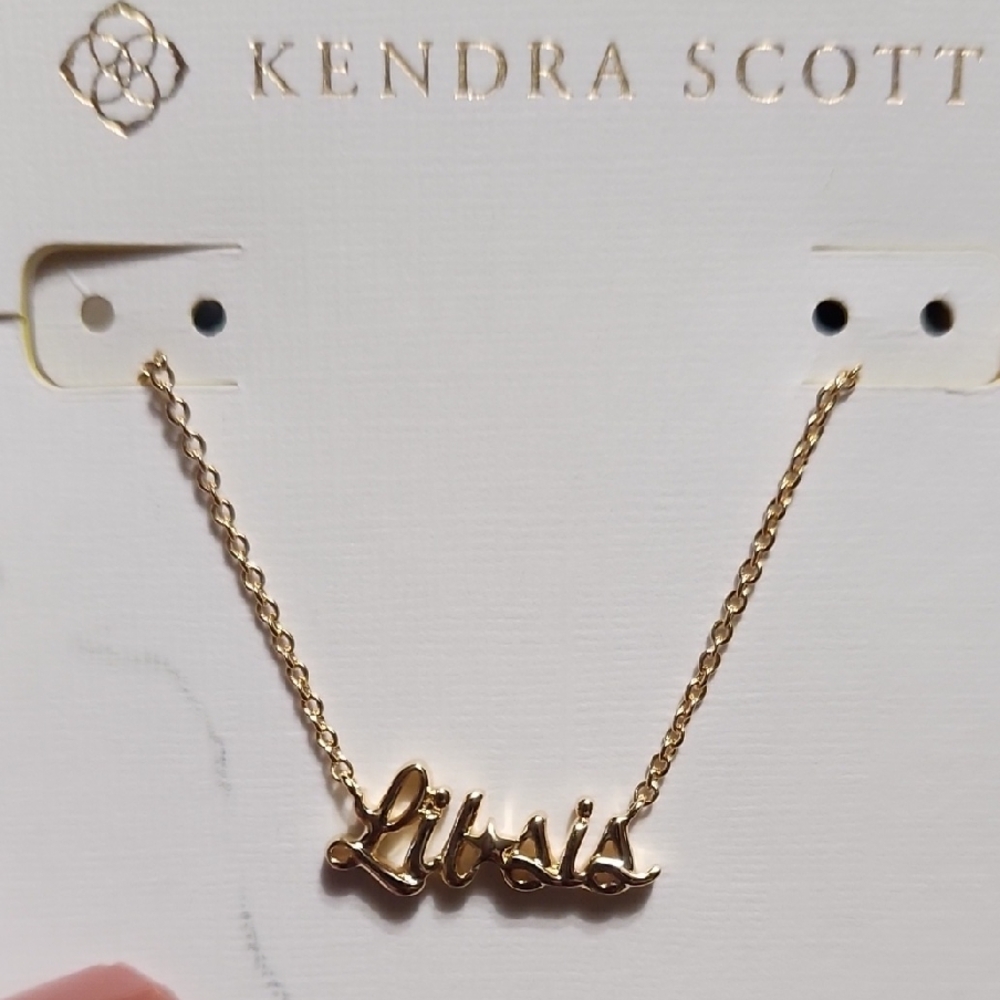 Kendra Scott Gold Lil Sis Necklace